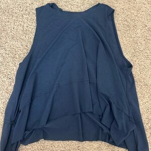 Sleeveless Navy Blue Women's Top